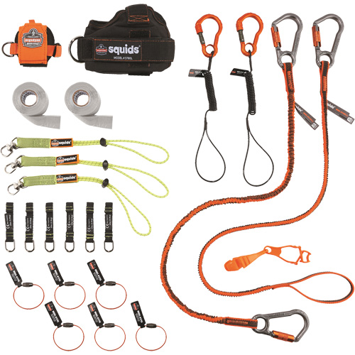 Trousse de longes de fixation d'outils pour charpentier et ouvrier 3183 Squids Northern Industrial Supply Inc.