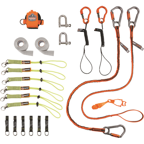 Trousse de longes de fixation d'outils pour monteurs d'&eacute;chafaudages 3187 Squids Northern Industrial Supply Inc.