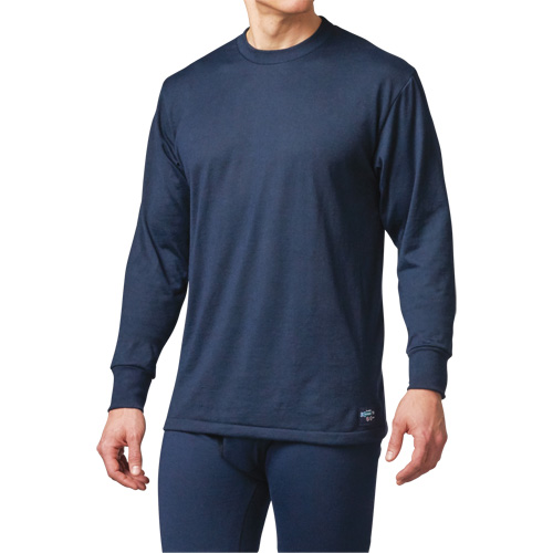 FR Base Layer Long Sleeve T-Shirt, Small, Navy Blue Northern Industrial Supply Inc.
