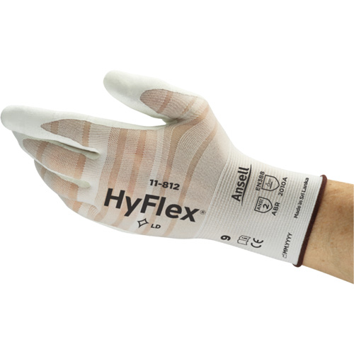 Hyflex&reg; 11-812 Gloves, 6, Foam Nitrile Coating, 18 Gauge, Nylon/Spandex Shell Northern Industrial Supply Inc.