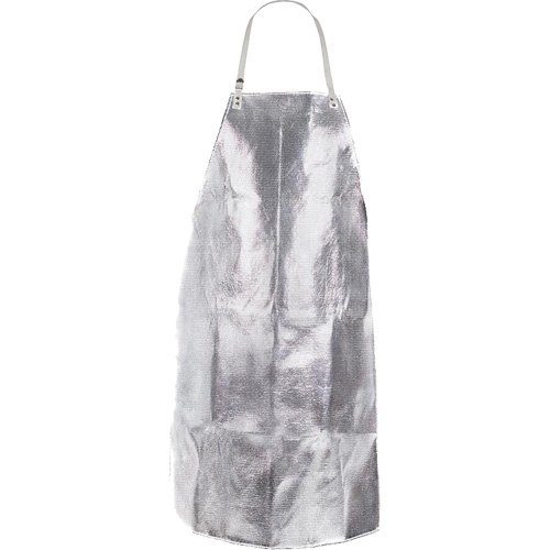 Heat Resistant Apron with Strap, 24" W x 42" L, Aluminized Kevlar&reg; Northern Industrial Supply Inc.