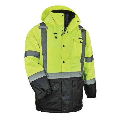 GloWear&reg; 8384 Type R Thermal Parka, High Visibility Lime-Yellow, Large Northern Industrial Supply Inc.