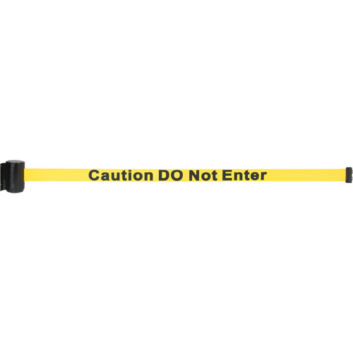 Cassette de ruban magn&eacute;tique pour barri&egrave;re de contr&ocirc;le des foules personnalis&eacute;e, Caution Do Not Enter, 7', Ruban Jaune Northern Industrial Supply Inc.