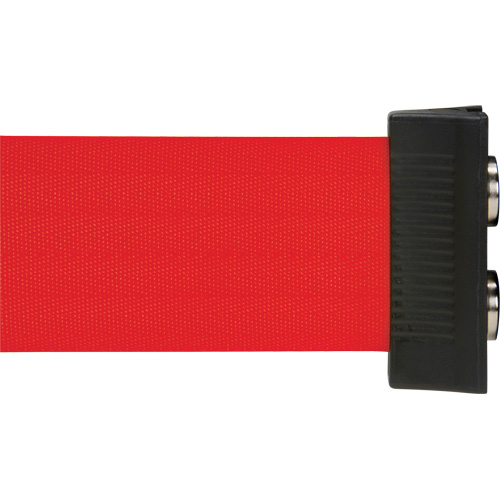 Barri&egrave;re &agrave; fixation murale avec ruban magn&eacute;tique, Acier, Fixation par vis, 7', Ruban Rouge Northern Industrial Supply Inc.