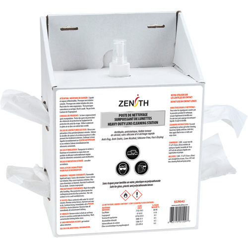 Poste jetable de premi&egrave;re qualit&eacute; pour nettoyage de lentilles, Carton, 8" lo x 5" p x 12,5" h Northern Industrial Supply Inc.