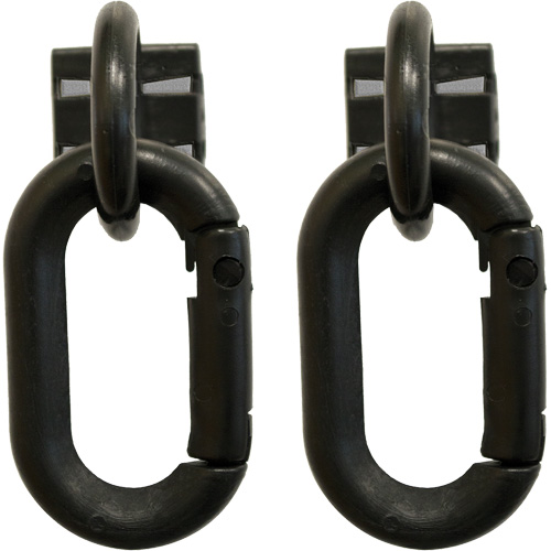 Safety Chain Magnetic Ring & Carabiner Set, Black Northern Industrial Supply Inc.