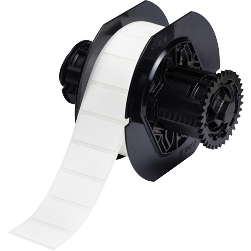 B33 Polyamide Coated Cloth Labels, Nylon, 1.5" L x 0.75" H, White Northern Industrial Supply Inc.