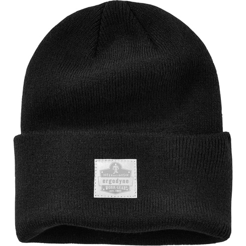 N-Ferno&reg; Rib Knit Beanie Hat, One Size, Black Northern Industrial Supply Inc.