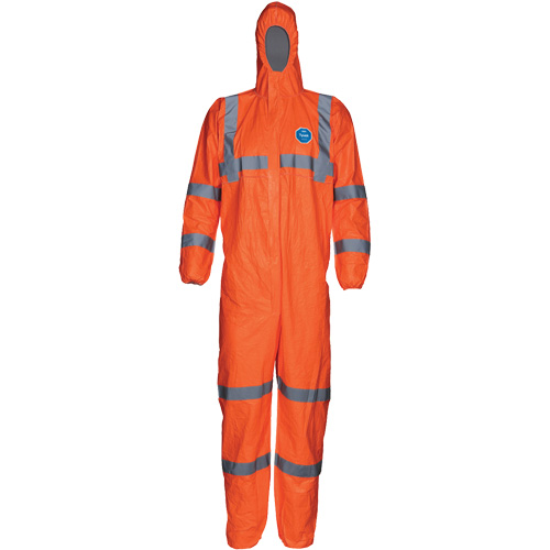 Combinaison haute visibilit&eacute; avec capuchon, Petit, Orange, Tyvek 500 Northern Industrial Supply Inc.