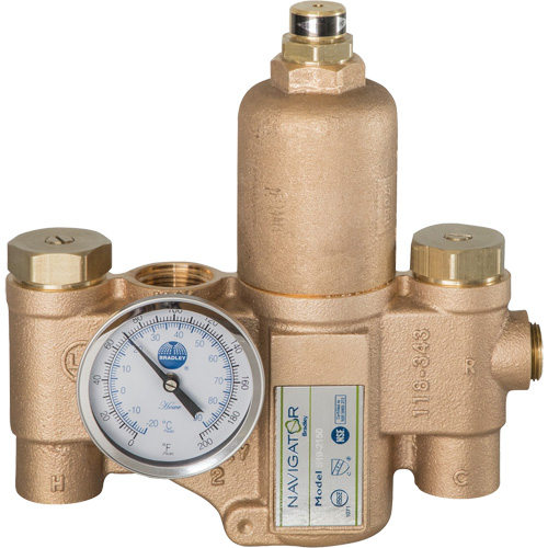 Navigator EFX20 Emergency Fixture Thermostatic Mixing Valve, 30 GPM Northern Industrial Supply Inc.