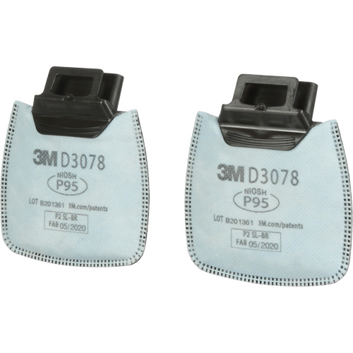 Filtre Secure Click, Filtre contre les particules avec suppresion de vapeurs nuisibles, Vapeurs organiques/Gaz acides/P95 Northern Industrial Supply Inc.