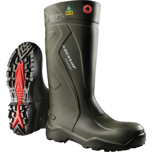 Bottes de s&eacute;curit&eacute; compl&egrave;te Purofort+, Purofort, Embout Acier, Pointure 7, Semelle R&eacute;sistant aux perforations Northern Industrial Supply Inc.
