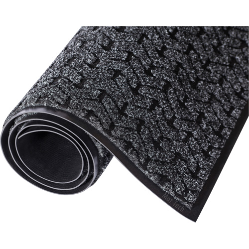 Tire-Track Performance Entrance Mats, Wiper/Scraper, 4' x 8' x 3/8", Charcoal Northern Industrial Supply Inc.