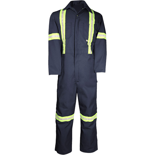 Deluxe Work Coveralls, 50, Navy Blue Northern Industrial Supply Inc.