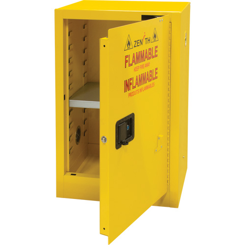 Armoire pour produits inflammables, 12 gal., 1 Porte(s), 23" La x 35" h x 18" p Northern Industrial Supply Inc.