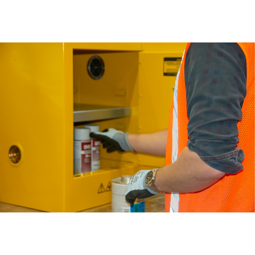 Armoire pour produits inflammables, 4 gal., 1 Porte(s), 17" La x 22" h x 18" p Northern Industrial Supply Inc.