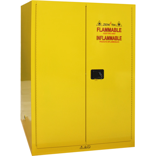 Flammable Storage Cabinet, 90 Gal., 2 Door, 43" W x 66" H x 34" D Northern Industrial Supply Inc.
