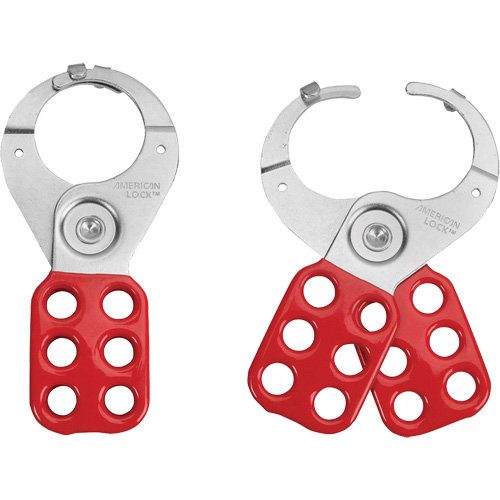 Tabbed Steel Lockout Hasp, Red Northern Industrial Supply Inc.