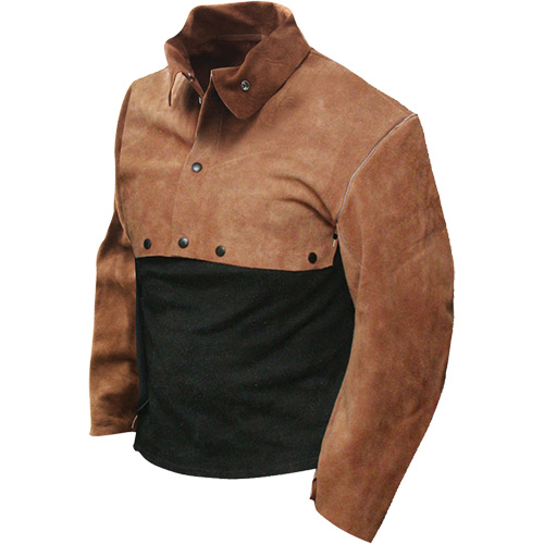 Standard Grade Leather Cape Sleeve, Medium, Brown Northern Industrial Supply Inc.