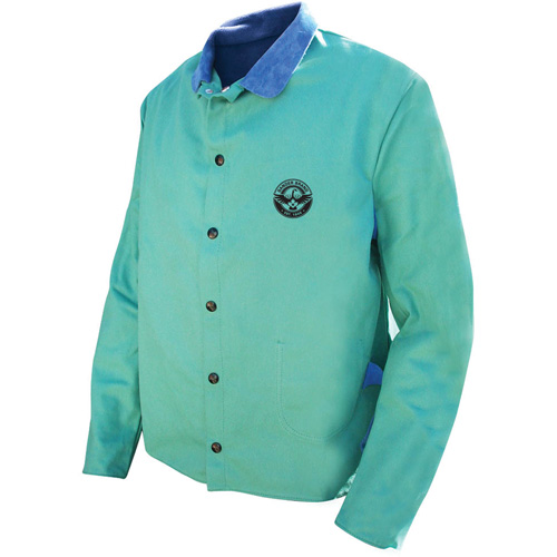 Gander Brand Banox&reg; FR Full Jacket, Cotton, Large, Green Northern Industrial Supply Inc.