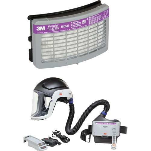 Versaflo Heavy Industry PAPR Kit, Hard Hat & Faceshield, Lithium-Ion Battery Northern Industrial Supply Inc.