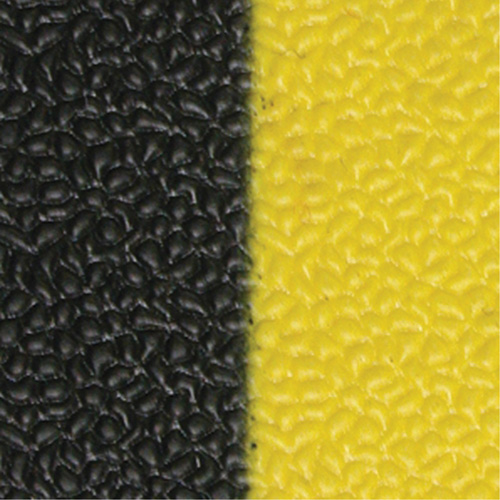 Tapis antifatigue Airsoft, Rugueux, 3' x 5' x 3/8", Noir/Jaune, &eacute;ponge en PVC Northern Industrial Supply Inc.