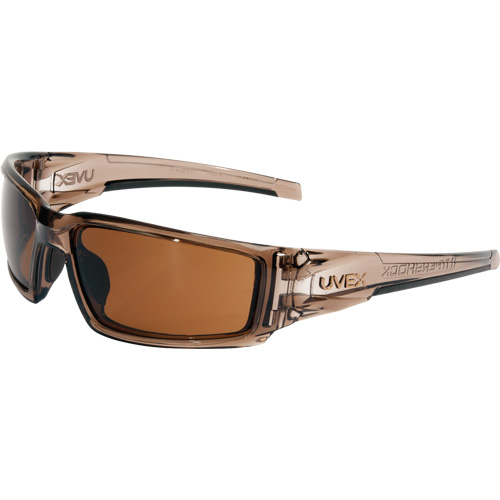 Lunettes de s&eacute;curit&eacute; Uvex HydroShield Hypershock, Lentille Espresso, Antibu&eacute;e/Anti-&eacute;gratignures, ANSI Z87+/R&eacute;pond ou surpasse la norme CSA Z94.3 Northern Industrial Supply Inc.
