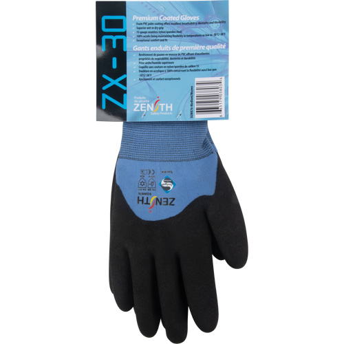 Gants enduits ZX-30° de premi&egrave;re qualit&eacute;, T-Grand, R&ecirc;vetement Mousse de PVC, Calibre 15, Enveloppe en Nylon Northern Industrial Supply Inc.