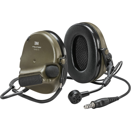 Casque VI NIB avec fils de sortie unique Peltor ComTac, Style Cordon cervical, 22 dB Northern Industrial Supply Inc.