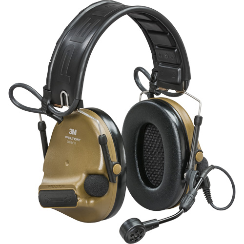 Casque VI NIB avec rail arc Peltor ComTac, Style Bandeau, 23 dB Northern Industrial Supply Inc.