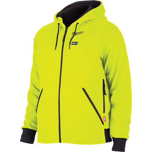 M12 High-Visibility  Heated Hoodie, Men's, Large, Polyester Northern Industrial Supply Inc.