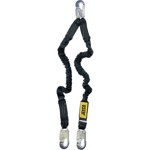 Longe r&eacute;sistant &agrave; larc &eacute;lectrique, 4', Point d'ancrage &agrave; Mousqueton verrouillable, Mousqueton verrouillable aux jambes, Nylon Northern Industrial Supply Inc.