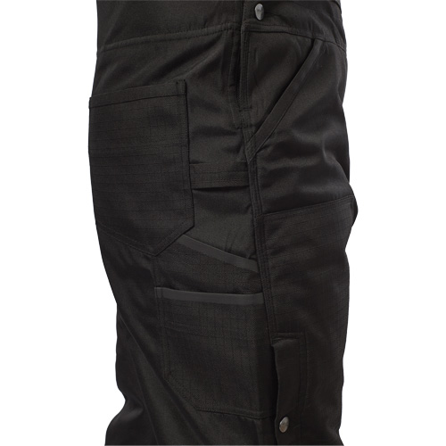 Salopette GridIron courte avec fermeture &agrave; glissi&egrave;re jusqu'&agrave; la cuisse, Hommes, 2T-Grand, Noir Northern Industrial Supply Inc.