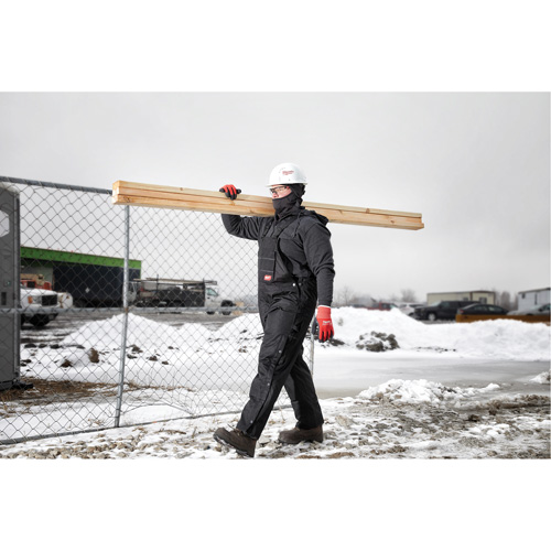 Salopette GridIron courte avec fermeture &agrave; glissi&egrave;re jusqu'&agrave; la cuisse, Hommes, 2T-Grand, Noir Northern Industrial Supply Inc.