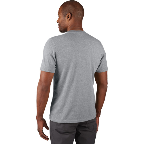 Hybrid Work Tee Shirt, Men's, Small, Grey Northern Industrial Supply Inc.