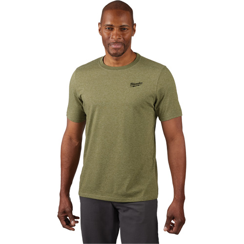 Hybrid Work Tee Shirt, Men's, Small, Green Northern Industrial Supply Inc.