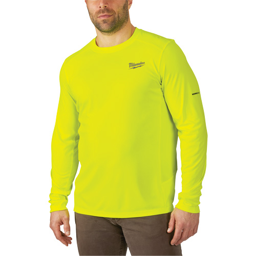 Workskin Lightweight High Visibility Shirt, Men's, Small, Yellow Northern Industrial Supply Inc.