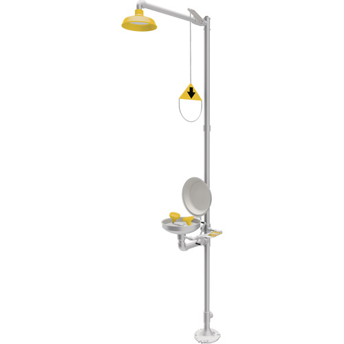 Combination Emergency Shower & Eyewash Station, Pedestal Northern Industrial Supply Inc.
