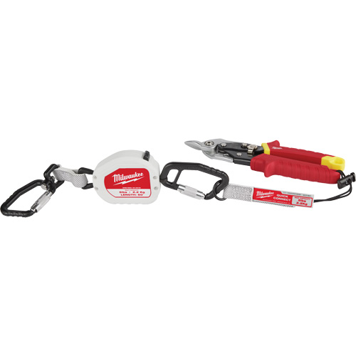 Quick-Connect Tool Lanyard, Retractable, Dual Carabiner Northern Industrial Supply Inc.