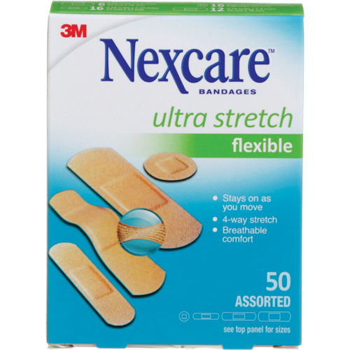 Pansements ultra-extensibles Nexcare, Assorti, Plastique, Non st&eacute;rile Northern Industrial Supply Inc.