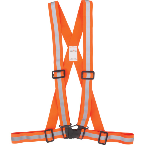 Traffic Harness, High Visibility Orange, Silver Reflective Colour, Medium Northern Industrial Supply Inc.