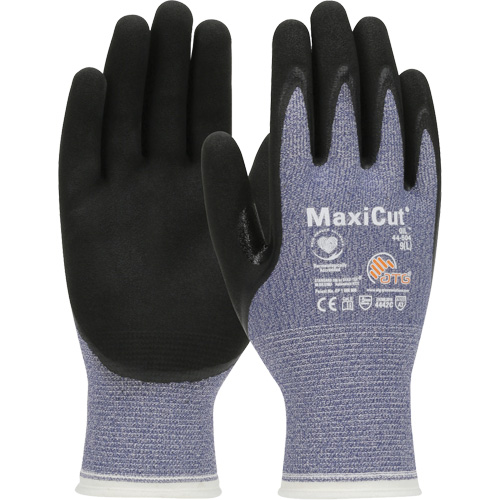 Gants r&eacute;sistants aux coupures dans un milieu de travail huileux ATG MaxiCut, Taille Grand, Calibre 15, Rev&ecirc;tement Nitrile, Enveloppe en Fil technique, ASTM ANSI niveau A3/EN 388 niveau 4/EN 388 niveau C Northern Industrial Supply Inc.
