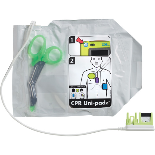 &eacute;lectrodes RCR pour adultes & enfants Uni-Padz, Zoll AED 3 Pour, Classe 4 Northern Industrial Supply Inc.