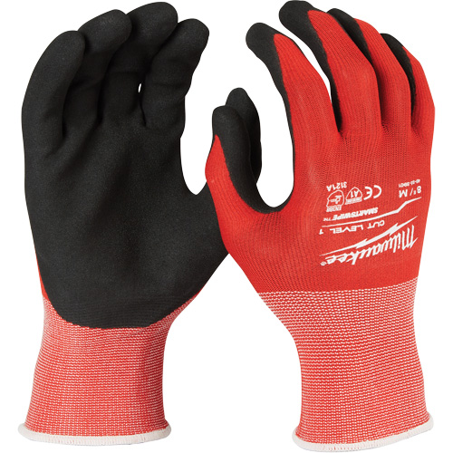 Gants r&eacute;sistant aux coupures, Taille Grand, Rev&ecirc;tement Nitrile, Enveloppe en Nylon/Lycra, ANSI/ISEA 105 niveau 1/EN 388 niveau 1 Northern Industrial Supply Inc.