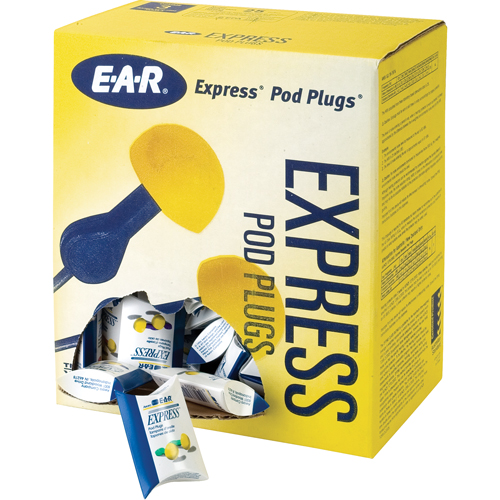Bouchons d'oreilles rapides de style capsule E-A-R, Sans cordon, Vrac - Sachet coussin, 25 dB NRR, Taille unique Northern Industrial Supply Inc.
