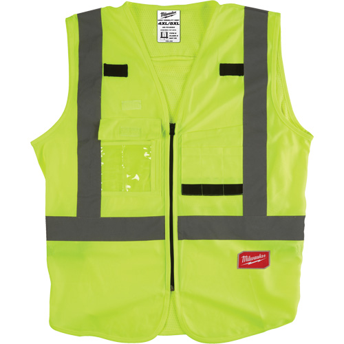 Veste de s&eacute;curit&eacute;, Jaune lime haute visibilit&eacute;, Moyen/Petit Northern Industrial Supply Inc.