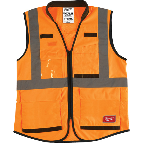 Veste de s&eacute;curit&eacute; haute performance, Orange haute visibilit&eacute;, 4T-Grand/5T-Grand Northern Industrial Supply Inc.