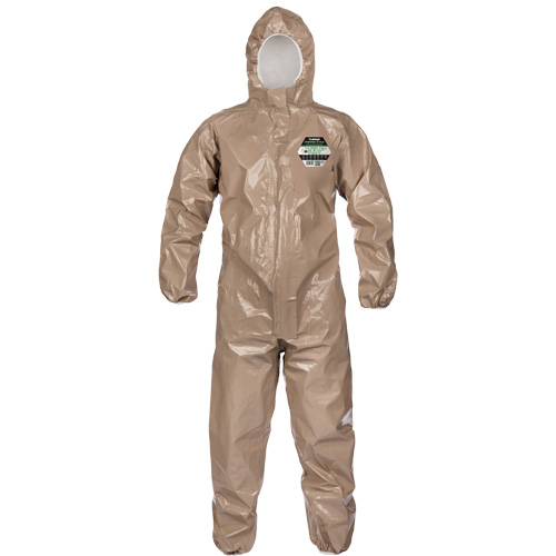 Coveralls, ChemMax 4 Plus, Large, Brown Northern Industrial Supply Inc.