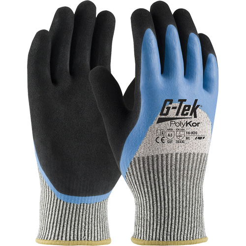 G-Tek&reg; PolyKor&reg; Insulated Cut-Resistant Glove, Size Small, 13 Gauge, Rubber Latex Coated, Engineered Yarn Shell, ANSI/ISEA 105 Level 3 Northern Industrial Supply Inc.