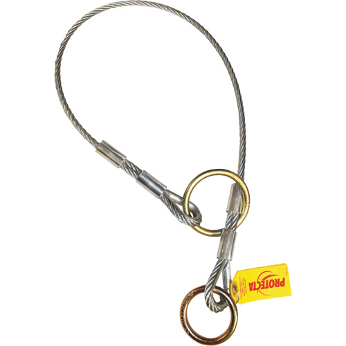 Adaptateur pour c&acirc;ble &agrave; deux anneaux, Fixation universelle, Usage Temporaire Northern Industrial Supply Inc.
